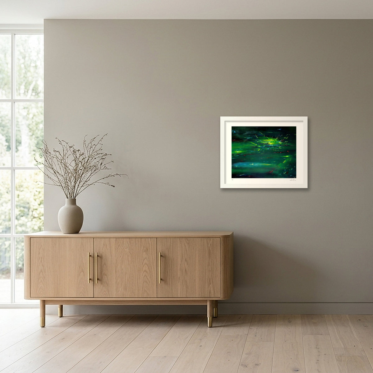 Comfortably Numb — 35×28cm, 14×11" White Frame