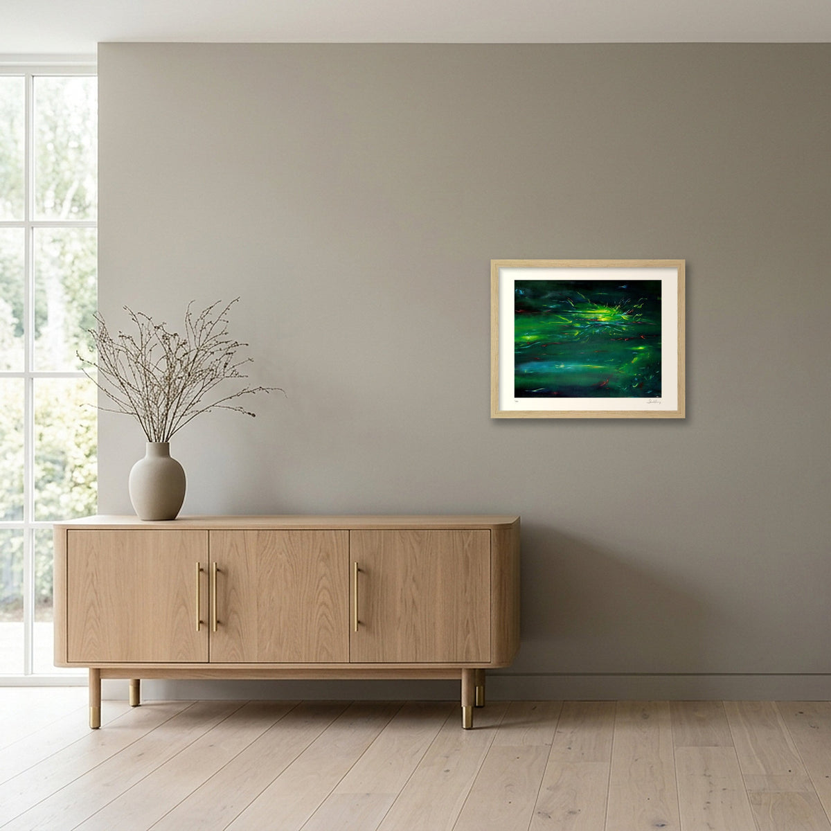 Comfortably Numb — 35×28cm, 14×11" Oak Frame