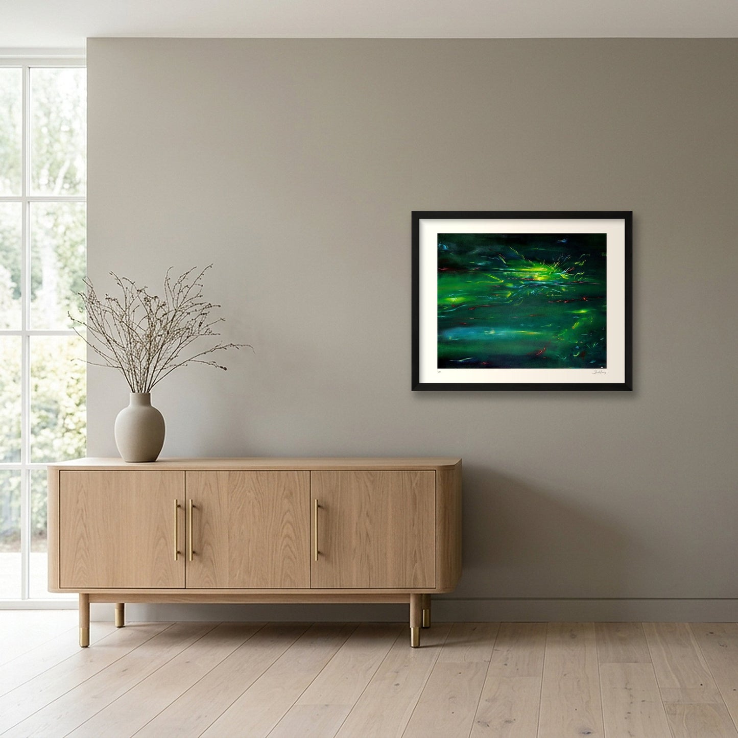 Comfortably Numb — 50×40cm, 20×16" Black Frame